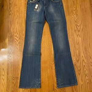 Armani Exchange Flare Jeans in Deep Blue